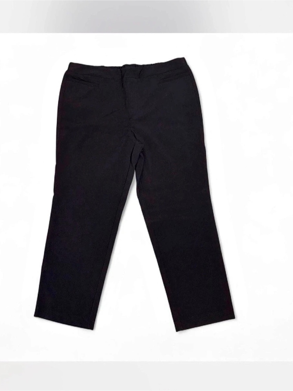 Time and Tru Straight Leg Pants in Black Size XL (16-18) Petite Like New